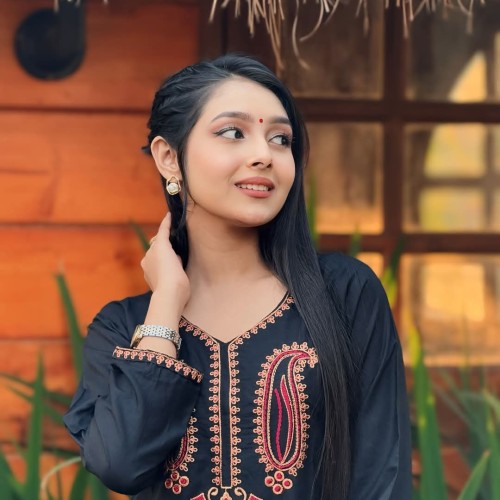 Co-Ords Set Two Piece - ভিআইপি কটনে হেভি এমব্রয়ডারি কালকা ডিজাইন