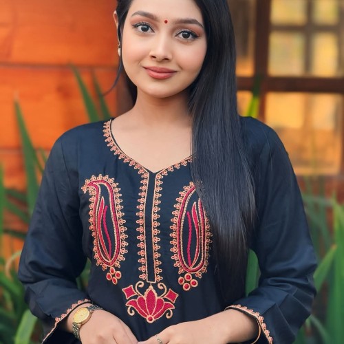 Co-Ords Set Two Piece - ভিআইপি কটনে হেভি এমব্রয়ডারি কালকা ডিজাইন
