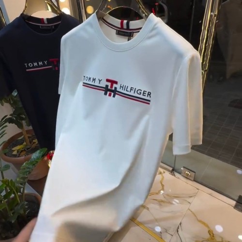 Premium Drop Shoulder Cotton T-Shirt for Men - Embroidered Design