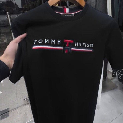 Premium Drop Shoulder Cotton T-Shirt for Men - Embroidered Design