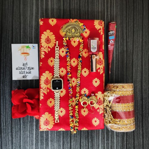 Silk Saree Gift Combo Box for Women – Perfect for Loved Ones